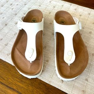 Birkenstock Papillio VEGAN white platform